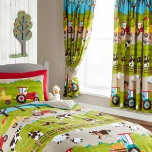 Farmyard Curtains for Children's Farm Themed Bedroom