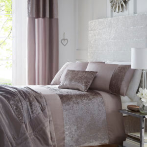 King Size Mink Colour Boulevard Design Duvet Cover