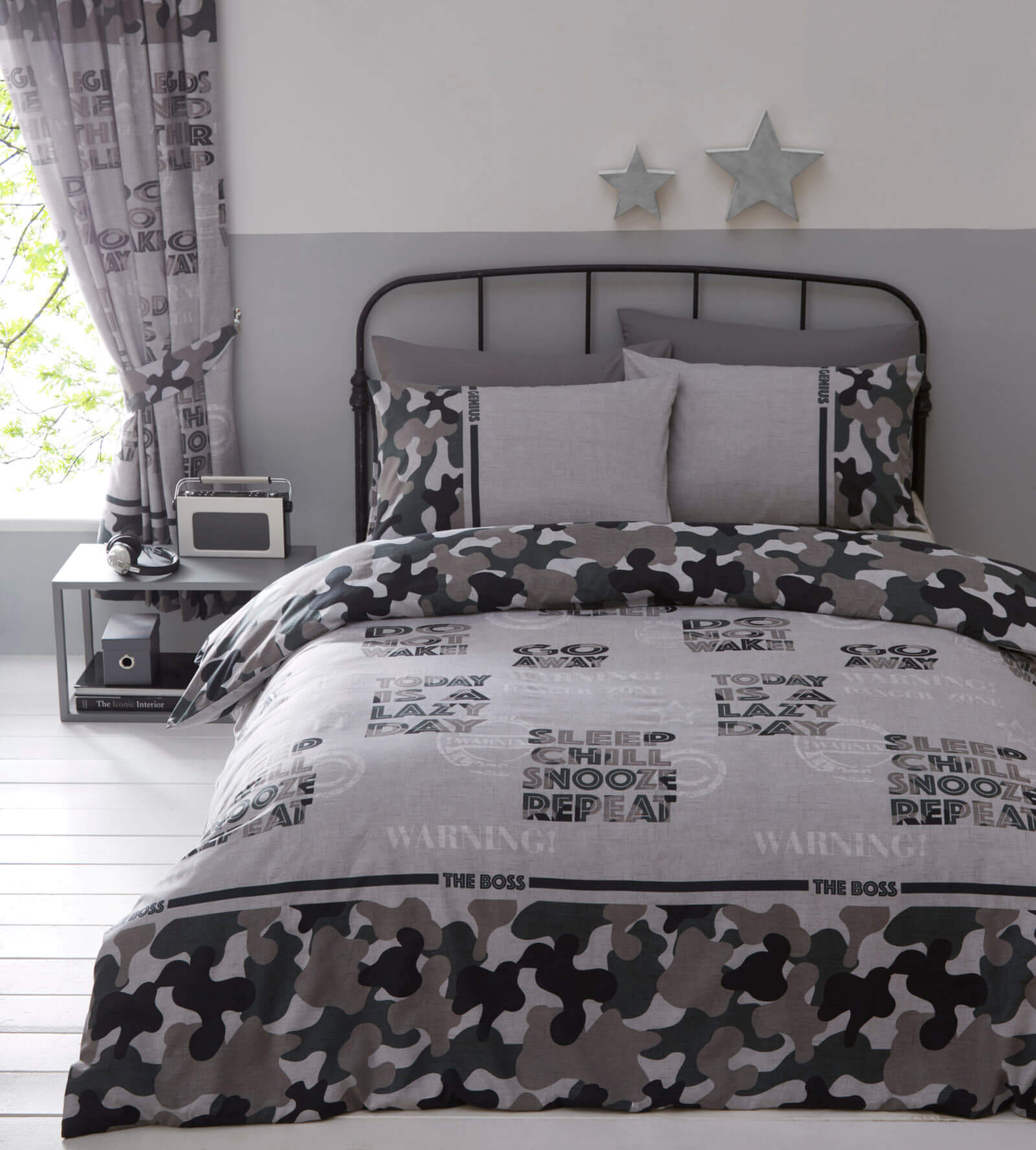 Camouflage King Duvet Set The Bedlinen Company Cork