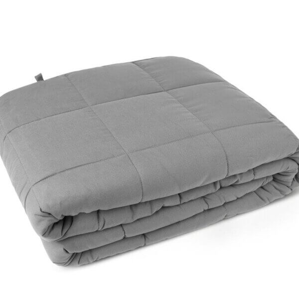 Weighted calming Microfibre Blanket 7.4kg - The Bedlinen Company Cork